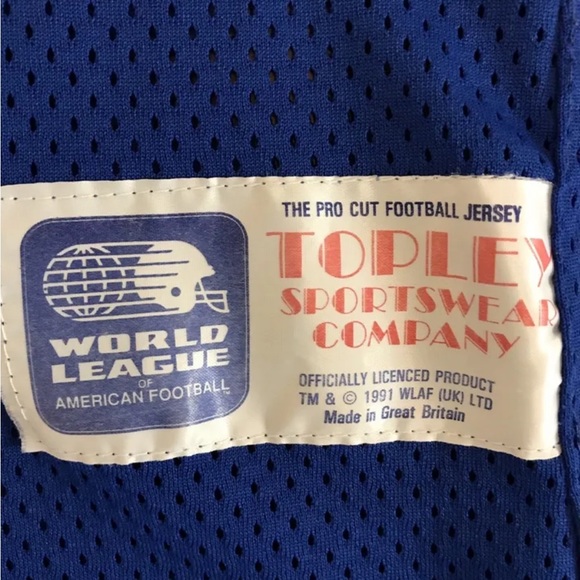 Rare Vintage 1991 WLAF World League Of American Football London Monarchs Jersey. - Picture 7 of 8